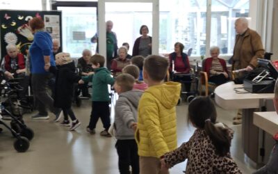 Pestro pomladno dogajanje  v domu starejših Kamnik